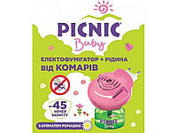 Електрофумiгатор рідина від комарів Picnic Baby (45 ночей) ТМ PICNIC