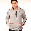 Чоловіча спортивна кофта Kappa сіра з лампасами худі Каппа толстовка, фото 2