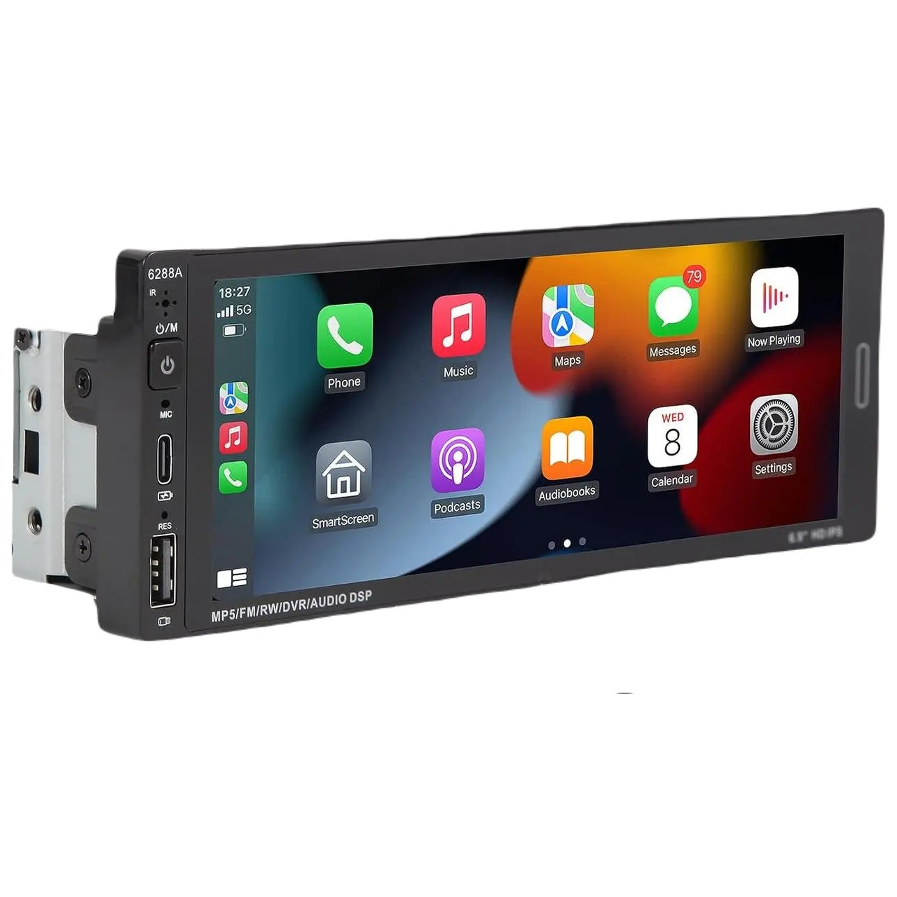 Автомагнітола RIAS 6288A 1din 6.9" 2/32GB GPS+WiFI+USB+Bluetooth Android 13 4х60W (3_04522)