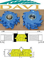 Комплект фрез для вагонки 160x30...50x45 (ВК8)