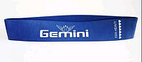 Резинка эспандер лента для фитнеса сопротивление 26 кг синяя Gemini xхx-heavy