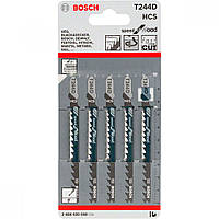 Полотна для лобзика Bosch T244D HCS 100 мм 5 шт (2608630058)