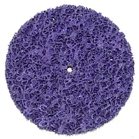 Круг зачистной корал без основы фиолетовый жесткий Polystar Abrasive D125 мм
