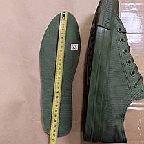 ЗНИЖКА! 43р (27 см) Кеди зелені чоловічі конверси converse тканинні текстильні, фото 5