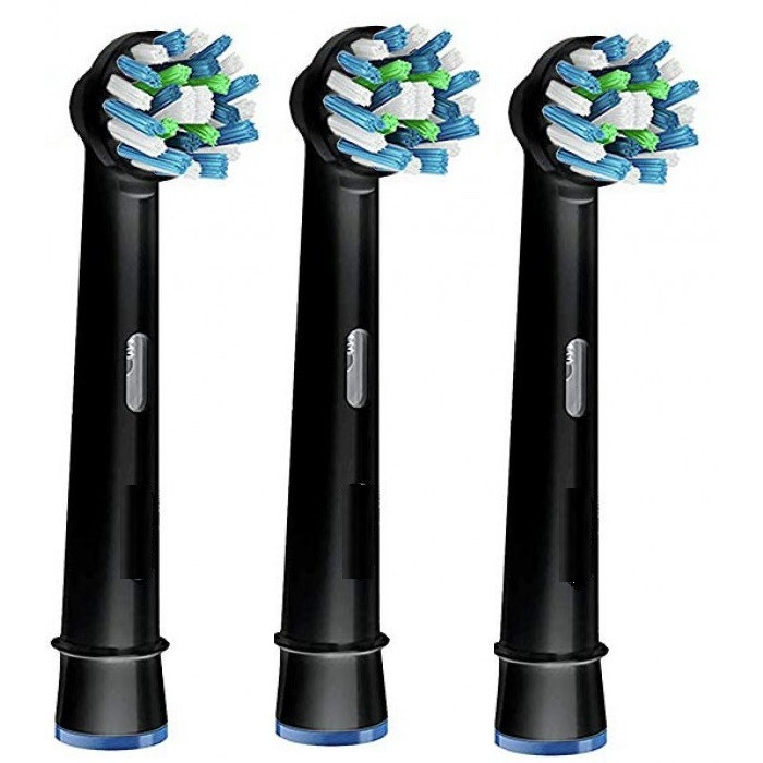 Насадки для електричної зубної щітки ORAL-B Cross Action Black 3 шт.