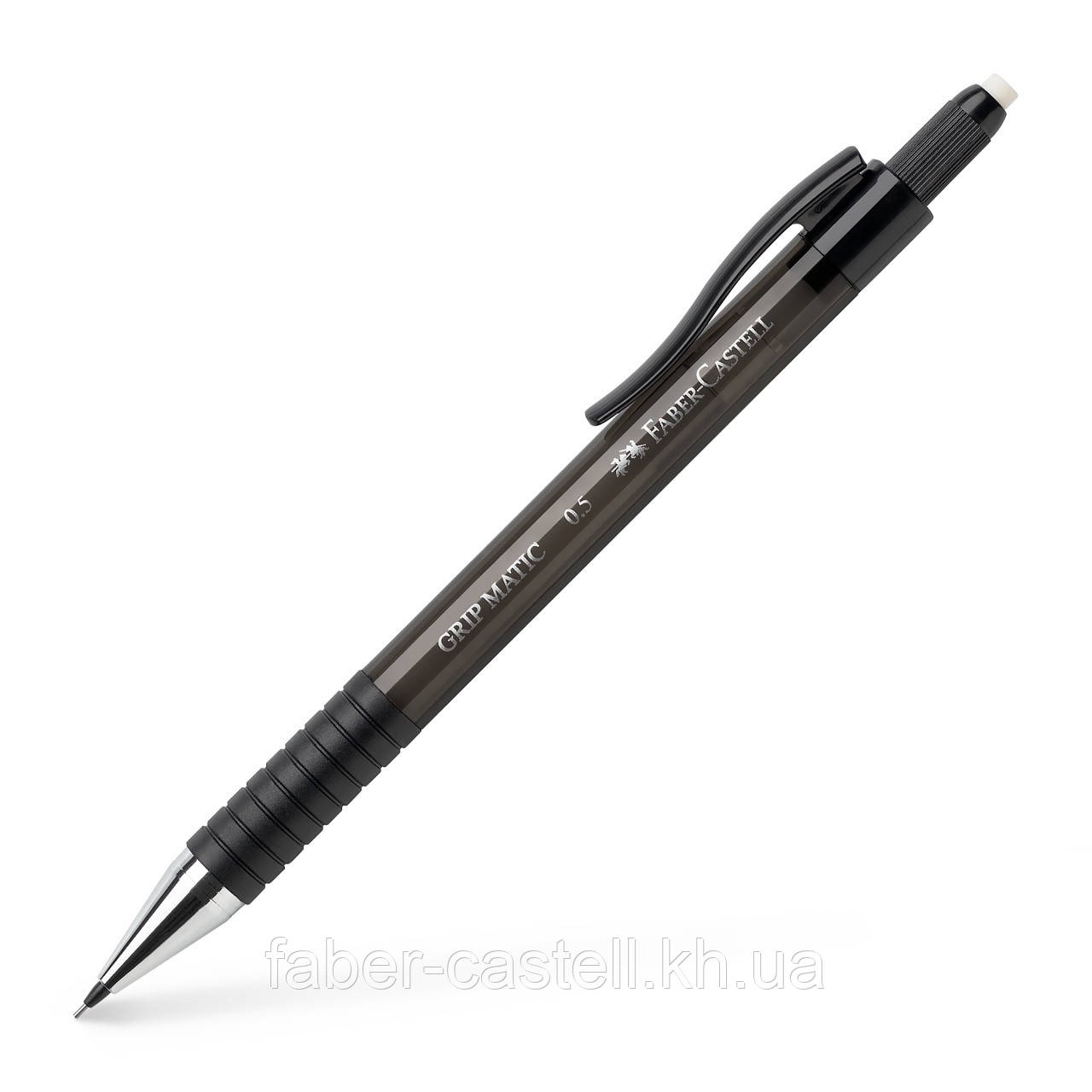 Олівець механічний Faber-Castell Grip Matic 1375 Black, колір корпусу чорний 0,5 мм, 137599