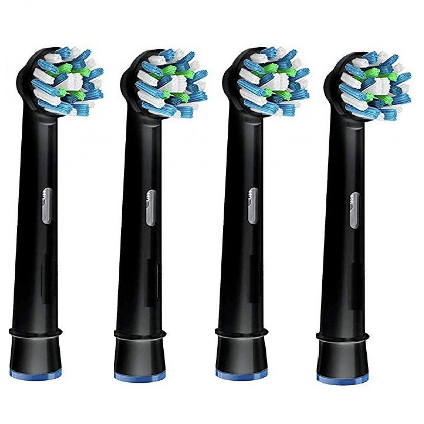 Насадки для електричної зубної щітки ORAL-B Cross Action Black 4 шт.