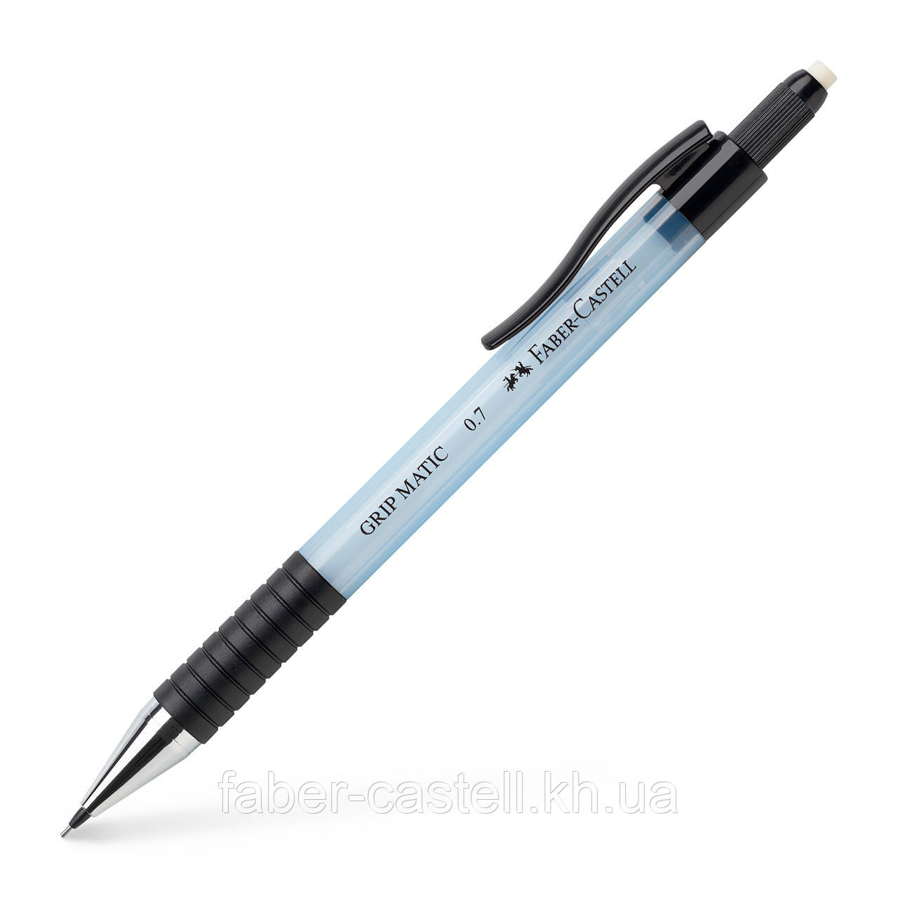 Олівець механічний Faber-Castell Grip Matic 1377 Sky Blue, колір корпусу блакитний 0,7 мм, 137754