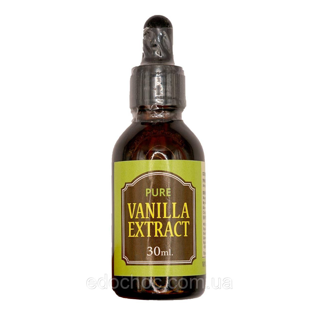 Ванільний екстракт без спирту, Pure Vanilla Extract, 30 мл, фото 1
