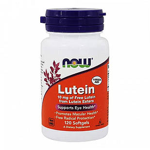 Лютеїн (Lutein) 10 мг 120 капсул NOW-03057