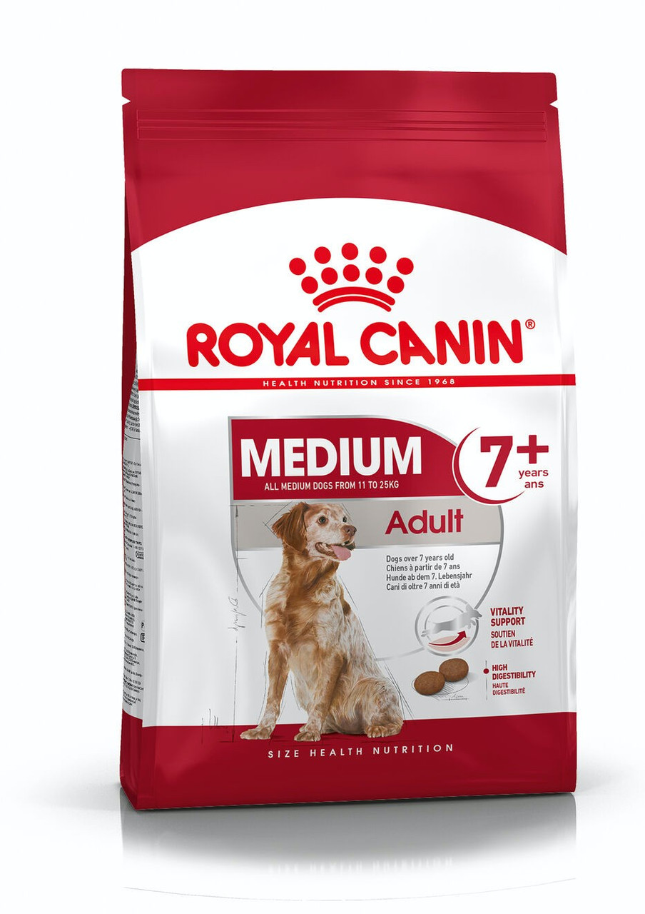 Сухий корм Royal Canin MEDIUM ADULT 7+ для старіючих собак Середніх порід 4 кг