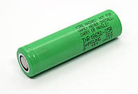 Аккумулятор литиевый 18650 Li-Ion Samsung SDI 25R (INR18650-25R) 2500mAh 20A 4.2/3.6/2.5V зеленые