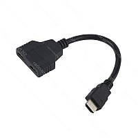 Сплітер HDMI, штекер HDMI - 2 гнізда HDMI