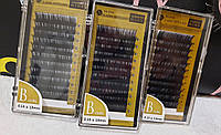 Black Single Eyelashes - Mixed Mink-Lash - C-Curl - Diameter 0,15mm - Length 13mm- 14mm -15 mm