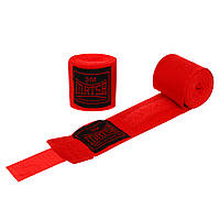 Бинты боксерские хлопок с эластаном MATSA MA-0031-3 3м красные