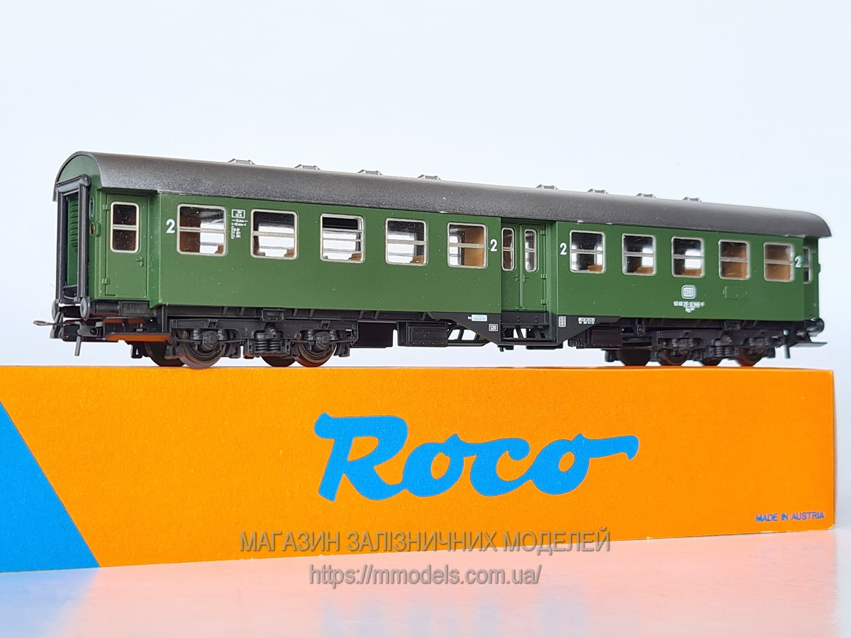 Roco 4250S 4х основний вагон 1-2 класу, тип "Umbauwagen", эпоха DB, масштабу 1:87, H0