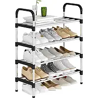 Напольная полка для обуви на 4 полоки 60*30*80 см New shoe rack Полка-подставка для обуви