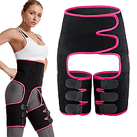 Корректирующий пояс для похудения живота Adjustable One Piece Waist Band / Утягивающий пояс для живота