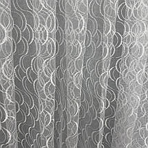 Білий фатинова тюль з вишивкою №8127у дитячу, спальню на гурт, фото 2