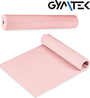 Коврик (мат) для фитнеса и йоги Gymtek 0,5см розовый / Фитнес коврик для тренировок