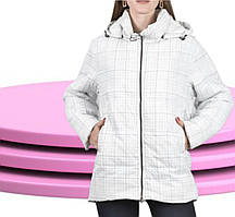 Куртка легка світла жіноча оверсайз  48