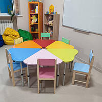 Дитячі столи, лавки для дошкільних закладів, ігрових зон