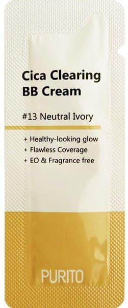 ВВ-крем для вишуканого Purito Cica Clearing BB Cream No13, 1ml