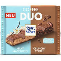 Шоколад Ritter Sport Duo Milky Macchiato Crunchy Coffee 218g