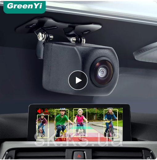 Спеціальна задня GreenYi камера якості AHD1080P ADAS Розпізнавання інтелектуального відстеження автомобіля