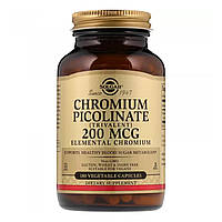 Хром пиколинат (Chromium picolinate) 200 мкг 180 капсул SOL-00867