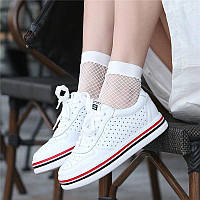 Жіночі шкарпетки носки сітка білі шкарпетки  прозорі із сітки