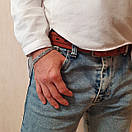 Чоловічий срібний браслет Фараон. Широкий браслет на руку срібло 925 Трактор 24 розмір см, фото 8