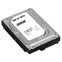 Жёсткий диск 3.5" SATA 200GB в ассортименте (Western Digital, Seagate, Toshiba, Hitachi, Samsung, ...) бу #