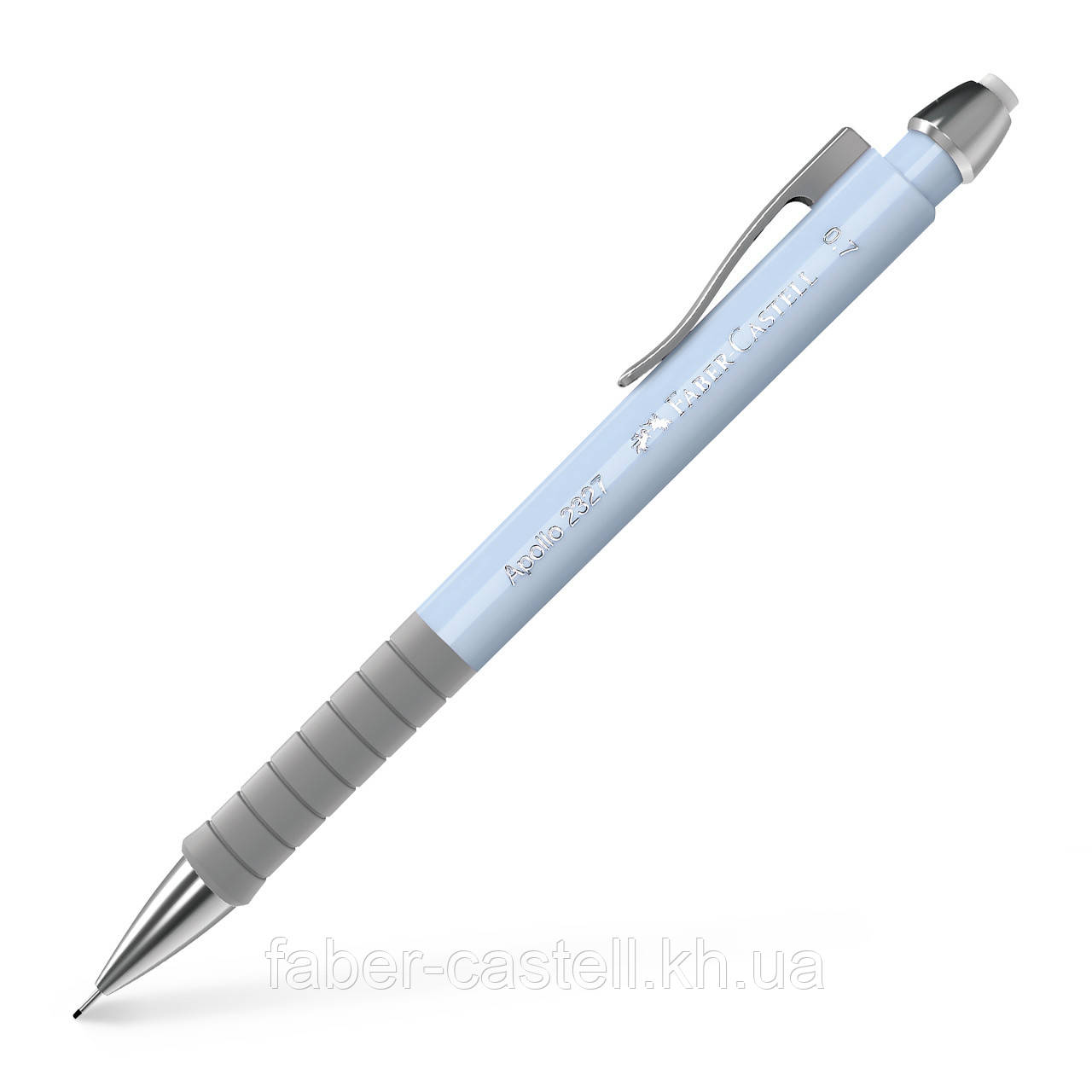 Олівець механічний Faber-Castell Apollo Sky Blue, корпус небесно блакитний (0,7 мм), 232712
