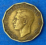 Монета Великобританії 3 пенса 1937-45 рр., фото 2