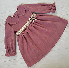 Сукня для дівчинки вельвет Каміла, розміри 92 по 116р.