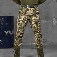 Армейские брюки Pyramid пиксель тактическме камуфляжные штаны рип-стоп с манжетами на липучках 2XL ukr