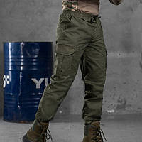 Легкие штурмовые штаны олива Bandit качественные военные брюки на резинке с вместительными карманами L ukr