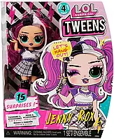 Лялька ЛОЛ Твінс Джіні Рокс 15 сюрпризів L.O.L. Surprise! Tweens Series 4 Fashion Doll Jenny Rox