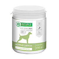 Пищевая добавка Nature's Protection Active Detox для очищения организма взрослых собак с кальцием и магнием
