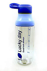 Спортивна фітнес пляшка для води та напоїв 500 мл Elite Lucky day EL-F-1913