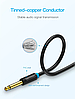 Кабель аудіо Vention 6.35 mm стерео Jack HiFi Стерео AUX TS 2 м Black (BAABH), фото 5