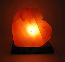 Соляна лампа "Серце" (SL-24) (18х18х10 см) (Гімалайська сіль)