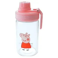 Дитяча пляшка для води та напоїв Свинка Пеппа 500 мл Elite Pig EL-589