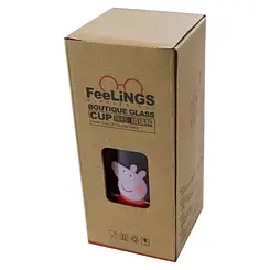 Дитяча пляшка для води та напоїв Свинка 400 мл Elite Pig EL-588