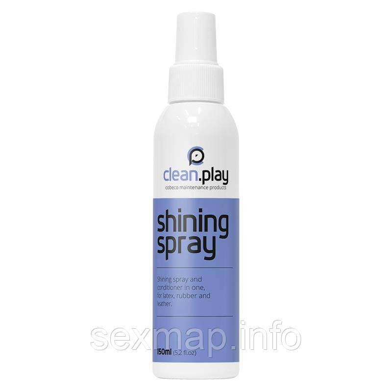 Спрей для очищення латексу та шкіри Clean.Play Shining Spray, 150 мл