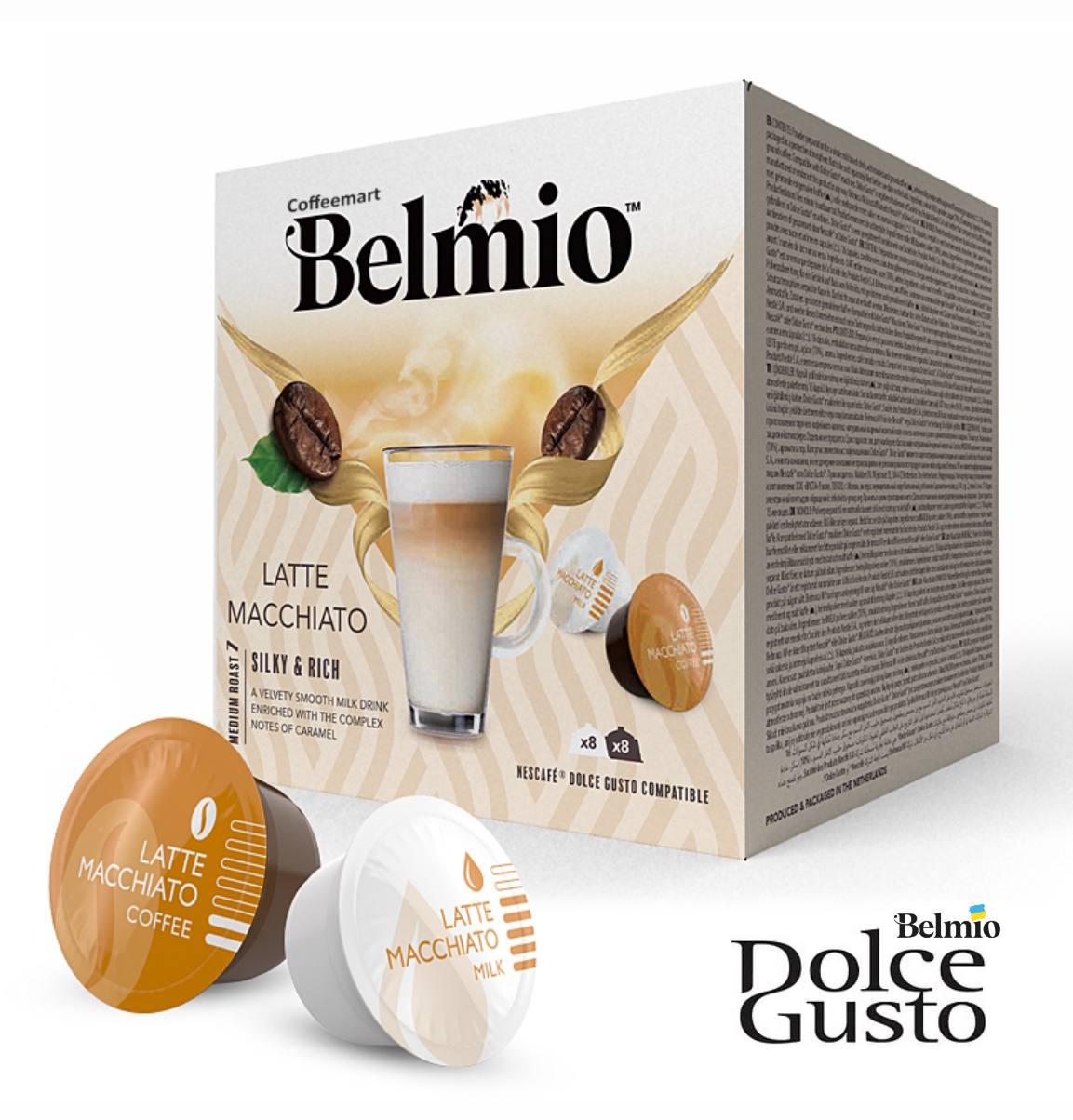 2 капсули (кава+молоко) Belmio Dolce Gusto Latte Macchiato (2 шт)