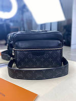 Нагрудная сумка серая Louis Vuitton Monogram c585