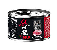 Корм Alpha Spirit Iberico for Adult Cats влажный с иберийской свининой для взрослых котов 200 гр