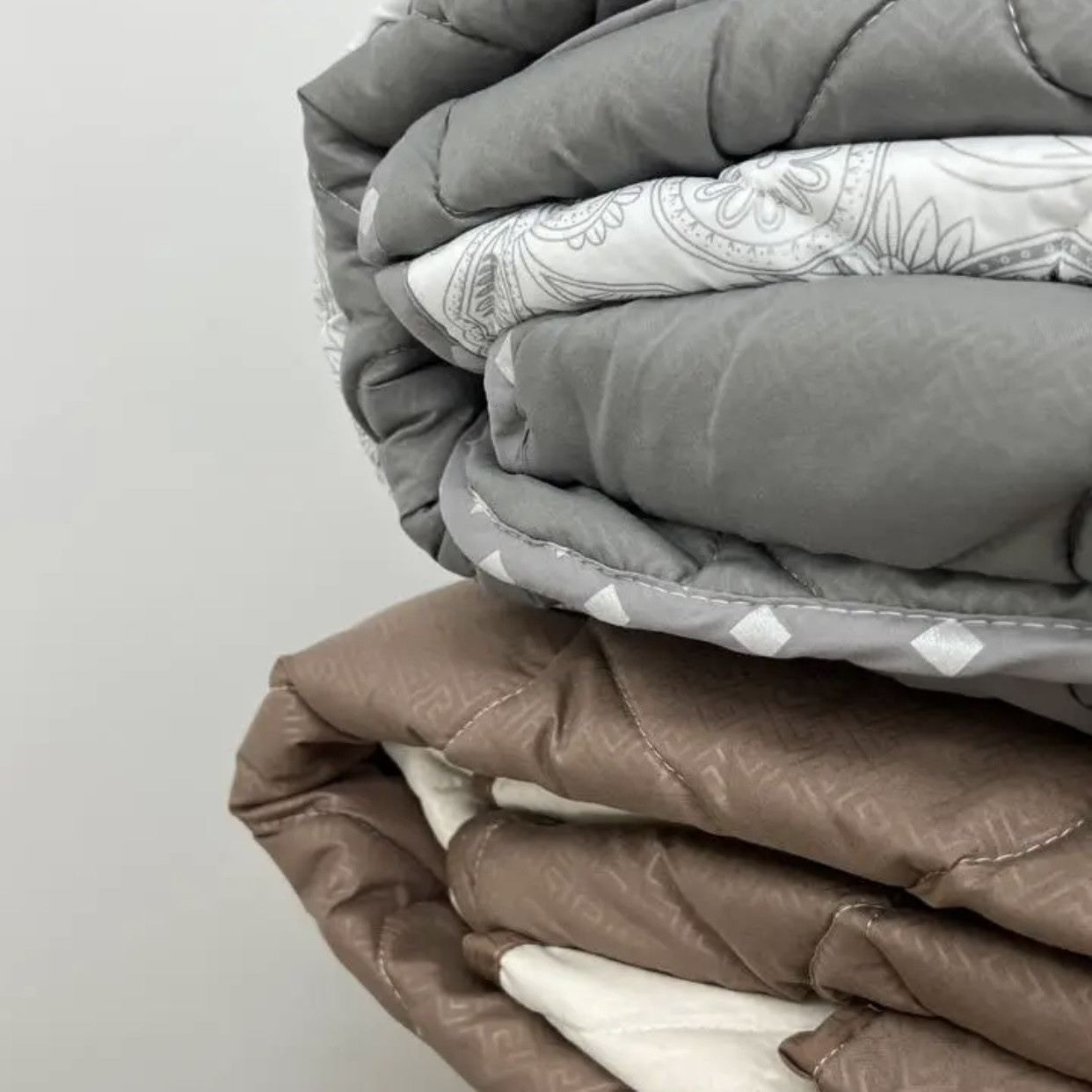 Ковдра літня двоспальна 175*215 см. Фабрична стьобана сертифікована ковдра ODA, фото 1